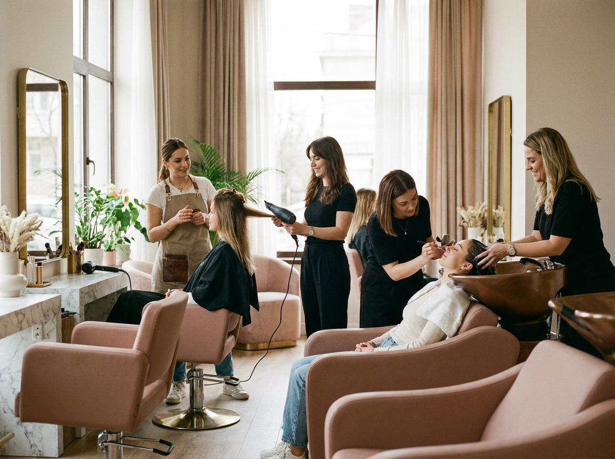 Salon Unique Style – zonă de cosmetică facială și manichiură, Craiova
